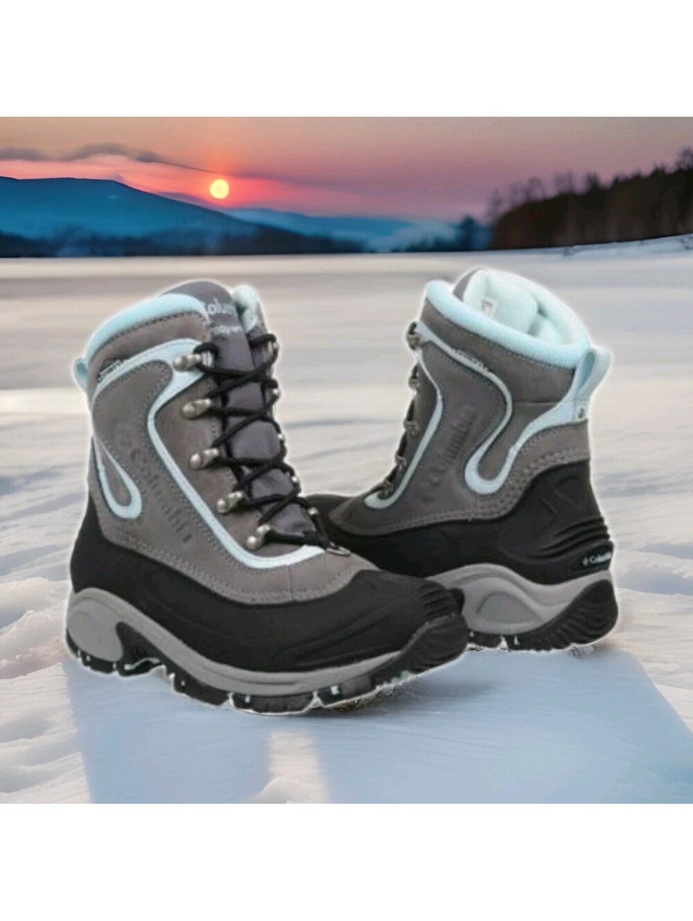 Columbia Winter Snow Boots Womens 6 Whitefield Omni-Tech -25°F Waterproof Insula